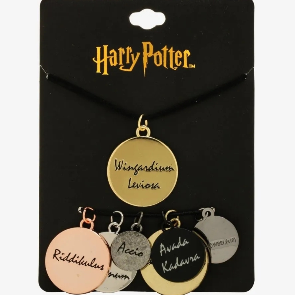 NWT Harry Potter Spell Charms Necklace